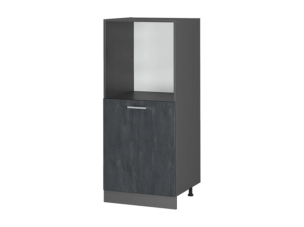 Meuble pour four béton noir 60x57x143 r-line