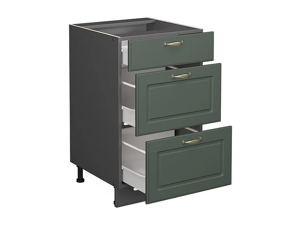 Meuble cuisine vert or campagne 50x51.6x82 fame-line