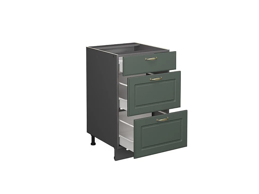Meuble cuisine vert or campagne 50x51.6x82 fame-line