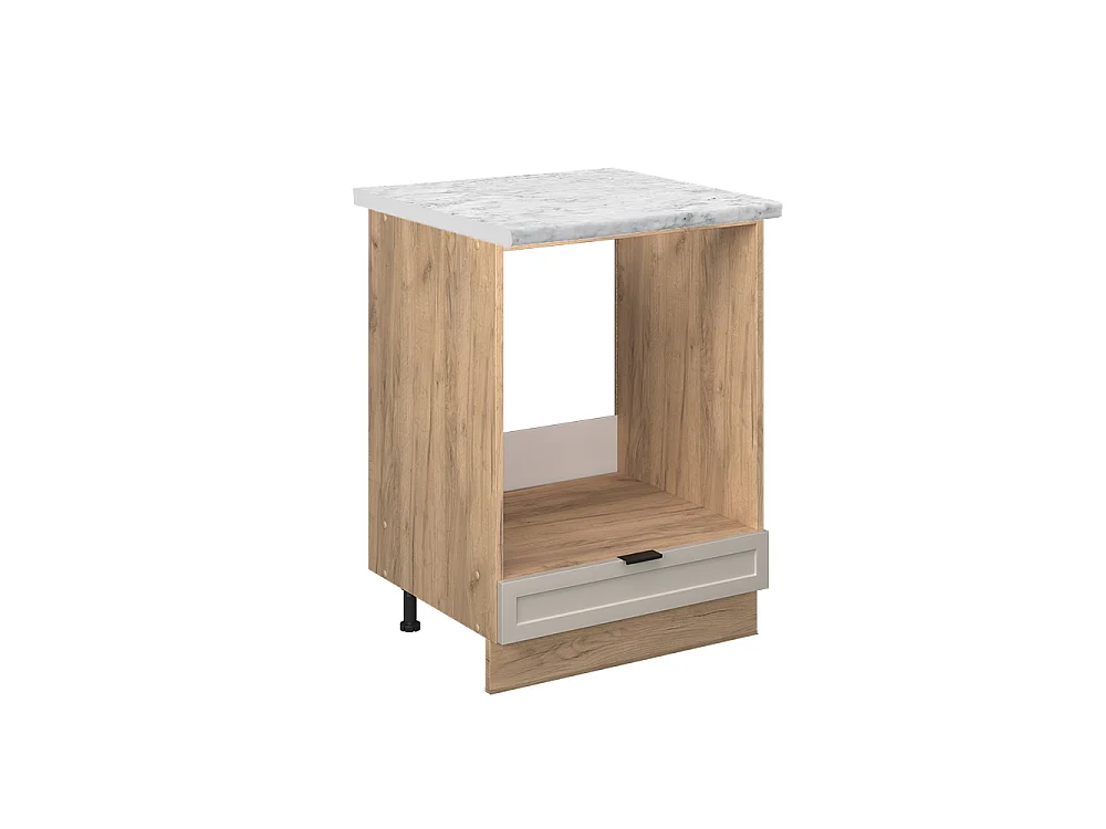 Meuble pour four grisbeige 60x60x82 fame-line