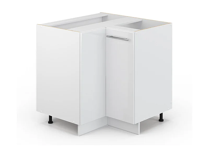 Mobile ad angolo cucina bianco lucido 80.5x51.6x82 fame-line