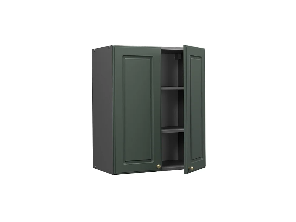 Wall cabinet green-gold country house 60x34.1x72 fame-line