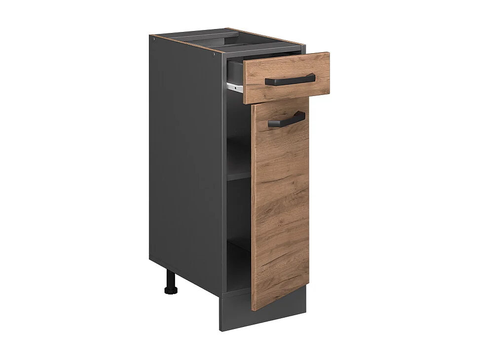 Mueble bajo de cocina roble dorado 30x60x81.6 r-line