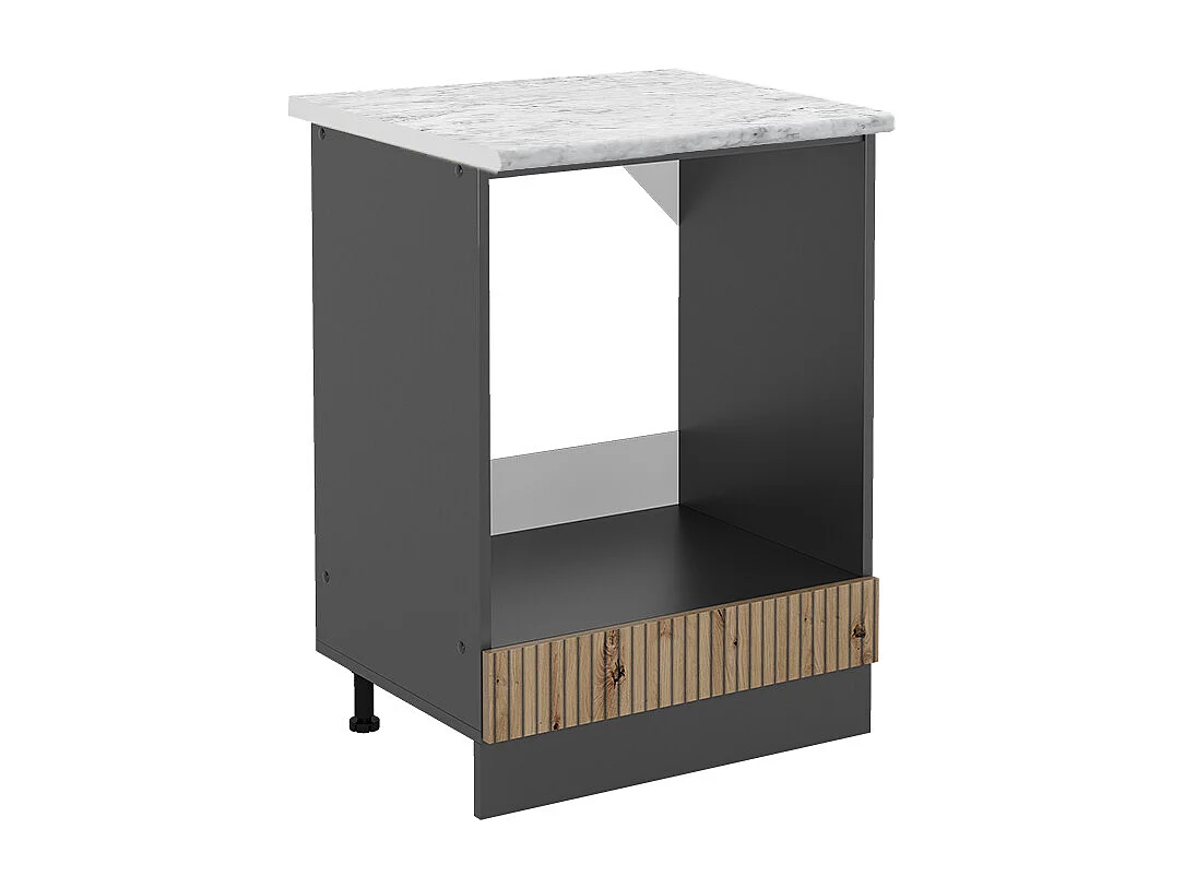 Meuble pour four chêne artisan 60x60x81.6 r-line