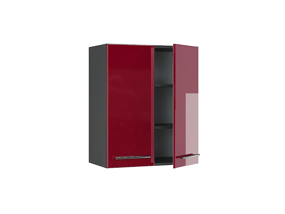 Wall cabinet bordeaux high gloss 60x34.1x72 fame-line