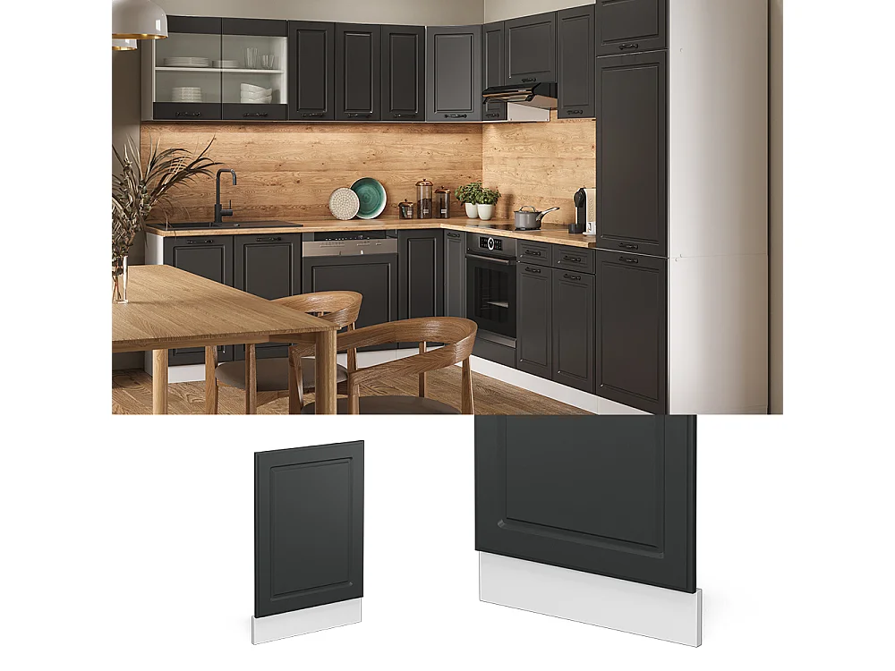 Panel frontal antracita casa de campo 45x1.6x57.2 r-line