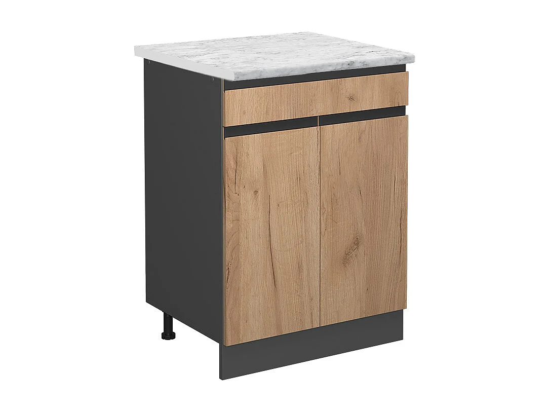 Szafka dolna do kuchni złoty dąb energetyczny 60x60x81.6 r-line