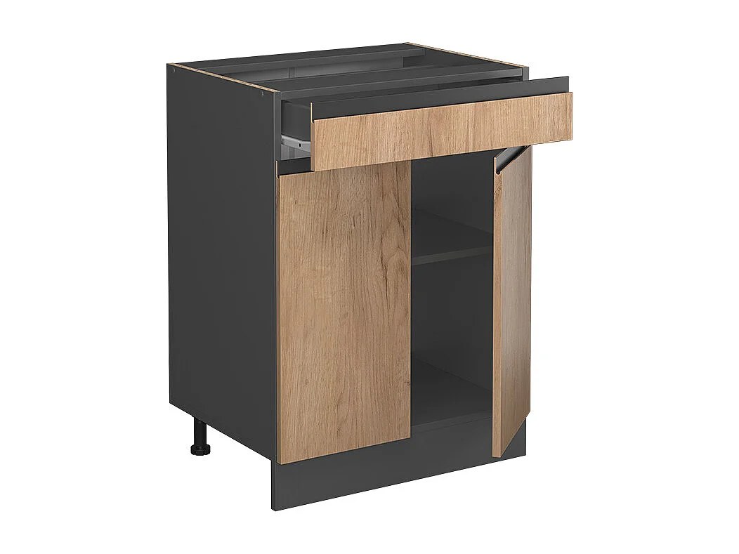 Szafka dolna do kuchni złoty dąb energetyczny 60x60x81.6 r-line