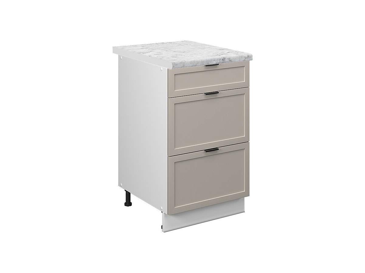 Meuble cuisine grisbeige 50x60x82 fame-line