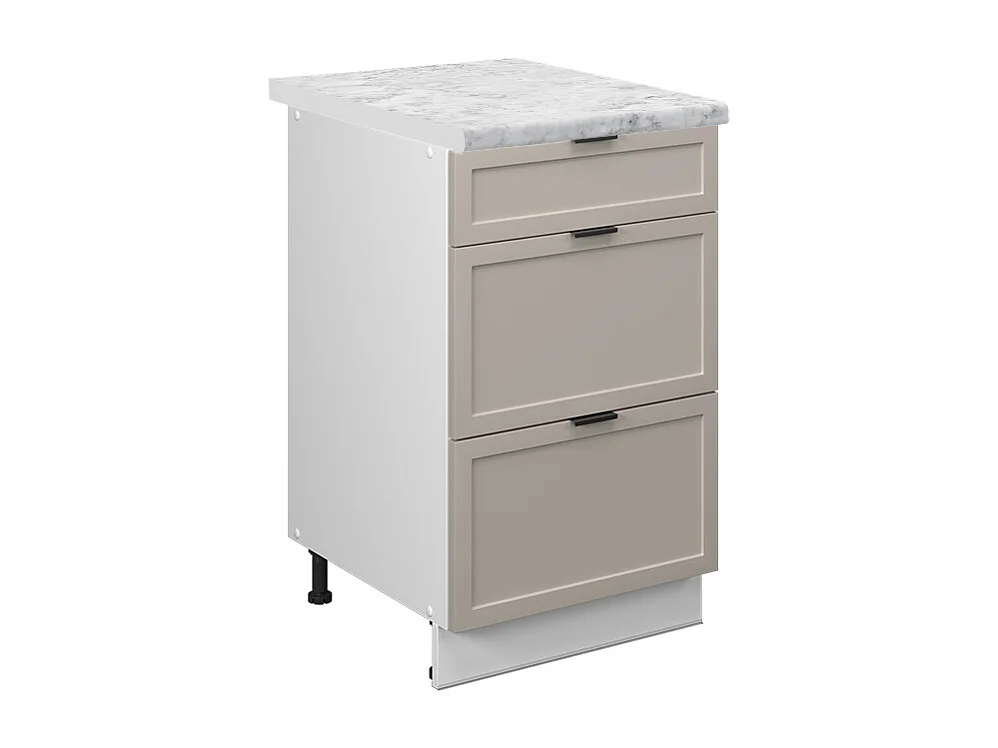 Meuble cuisine grisbeige 50x60x82 fame-line