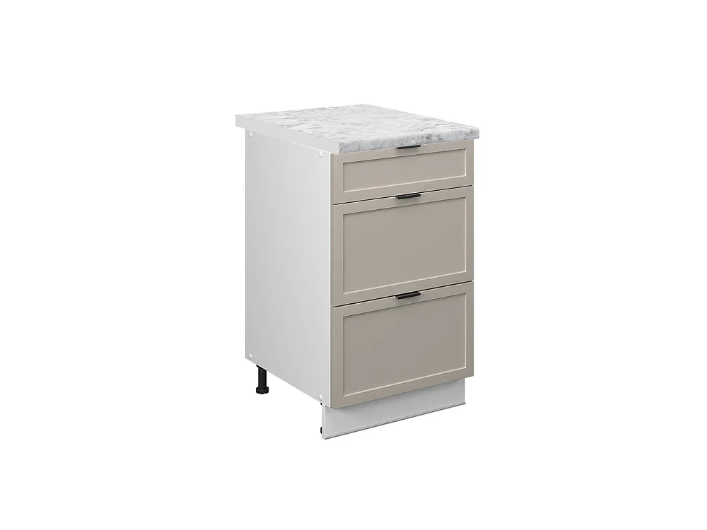 Mobiletto base per cucina grigiobeige 50x60x82 fame-line