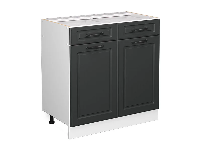 Mobiletto base per cucina antracite casa di campagna 80x46x81.6 r-line