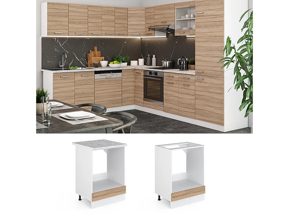 Meuble pour four sonoma 60x60x81.6 r-line