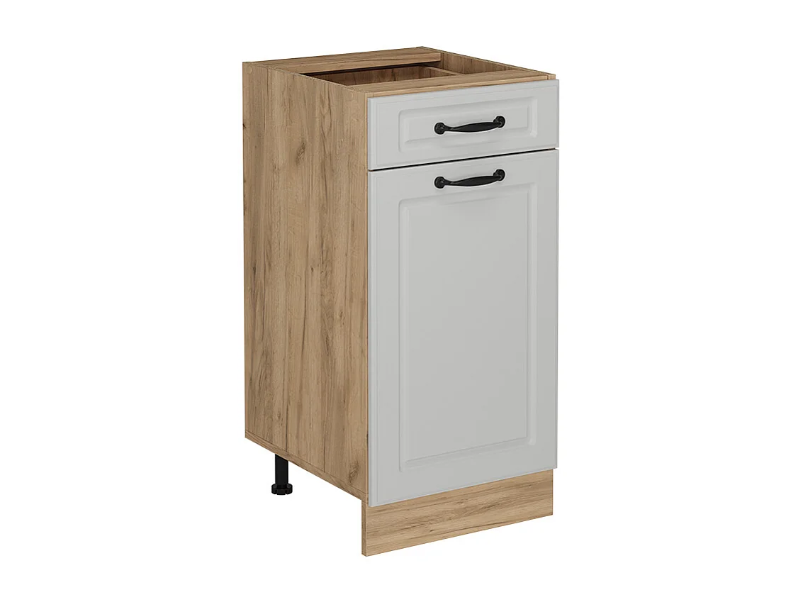 Mobiletto base per cucina bianco casa di campagna 40x46x81.6 r-line