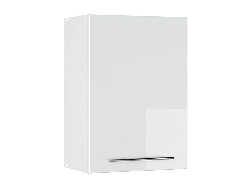 Elément haut de cuisine blanc haute brillance 50x34.1x72 fame-line