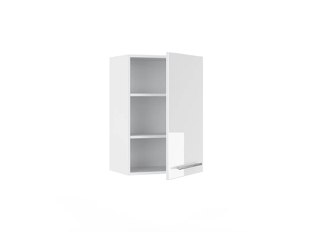 Szafka ścienna biały wysoki połysk 50x34.1x72 fame-line