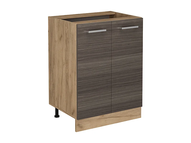 Mobiletto base cucina grigio nobile 60x46x81.6 r-line