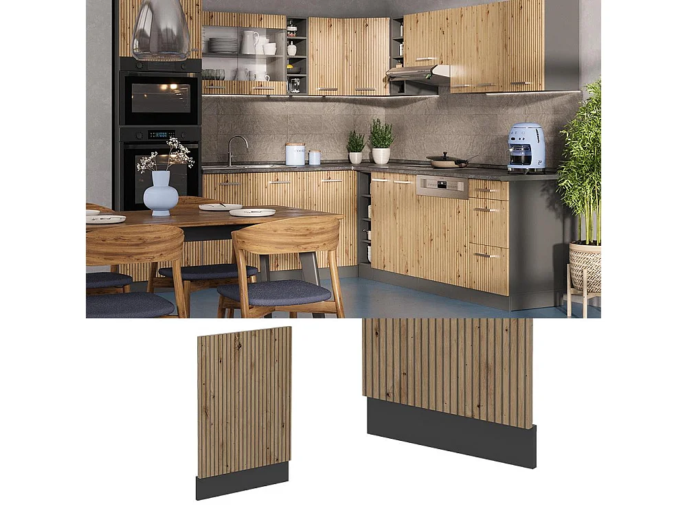 Frontpaneel artisanaal eiken 45x1.6x57.2 r-line
