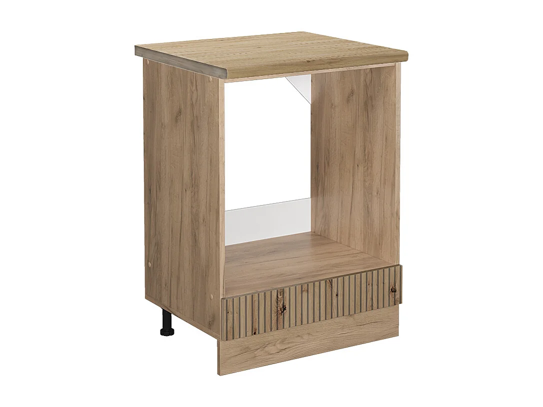 Meuble pour four chêne artisan 60x60x81.6 r-line