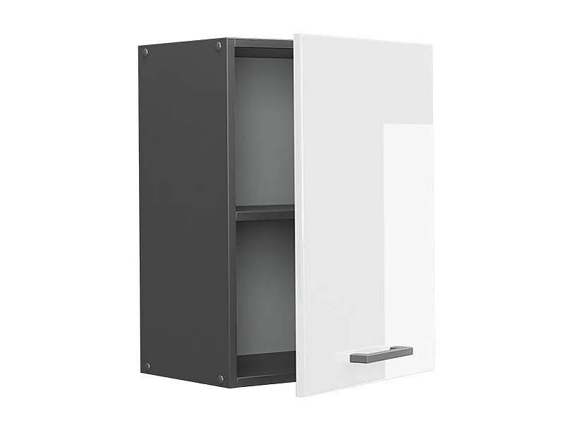 Armario colgante blanco alto brillo 45x31x60 r-line