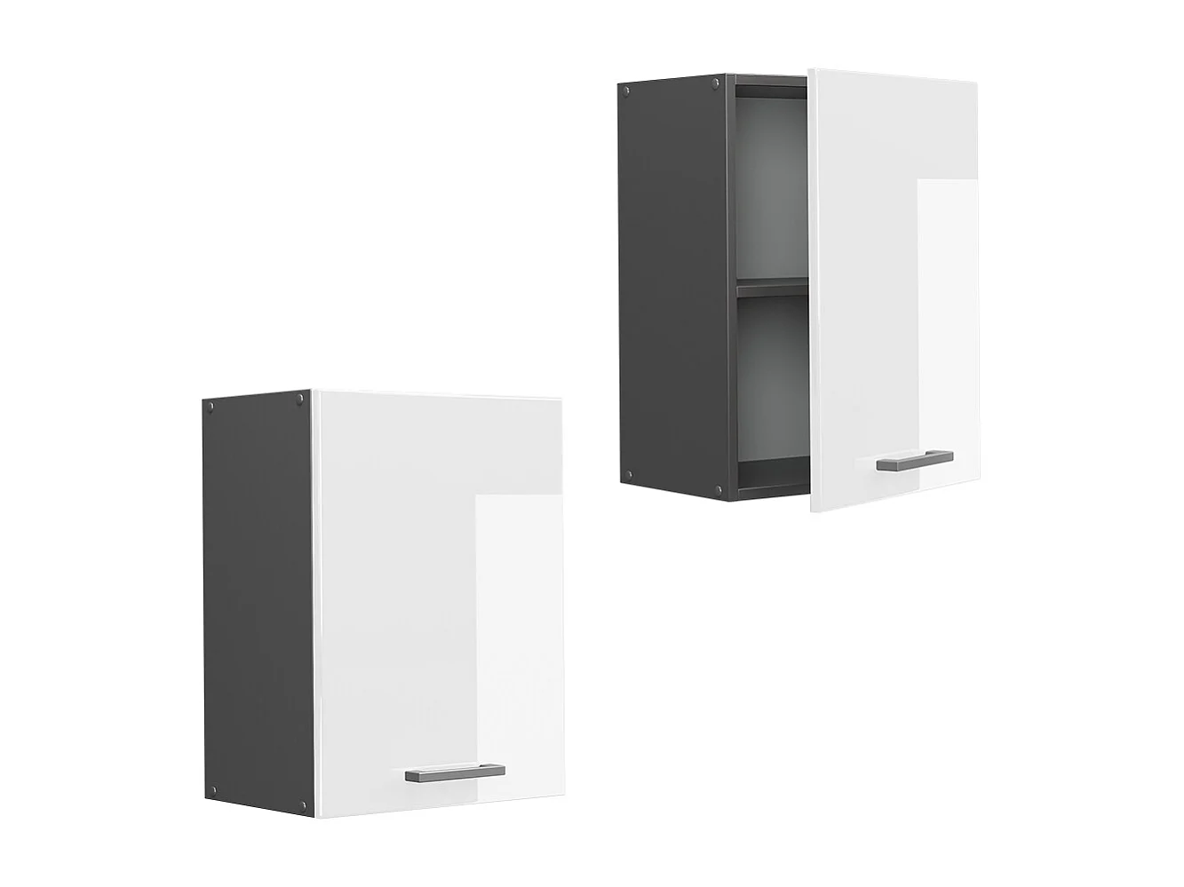 Armario colgante blanco alto brillo 45x31x60 r-line