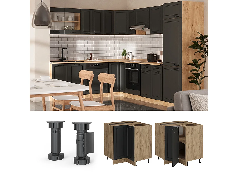 Meuble dangle anthracite campagne 75.6x46x81.6 r-line