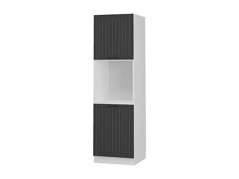 Meuble pour four anthracite campagne 60x58x206.8 fame-line