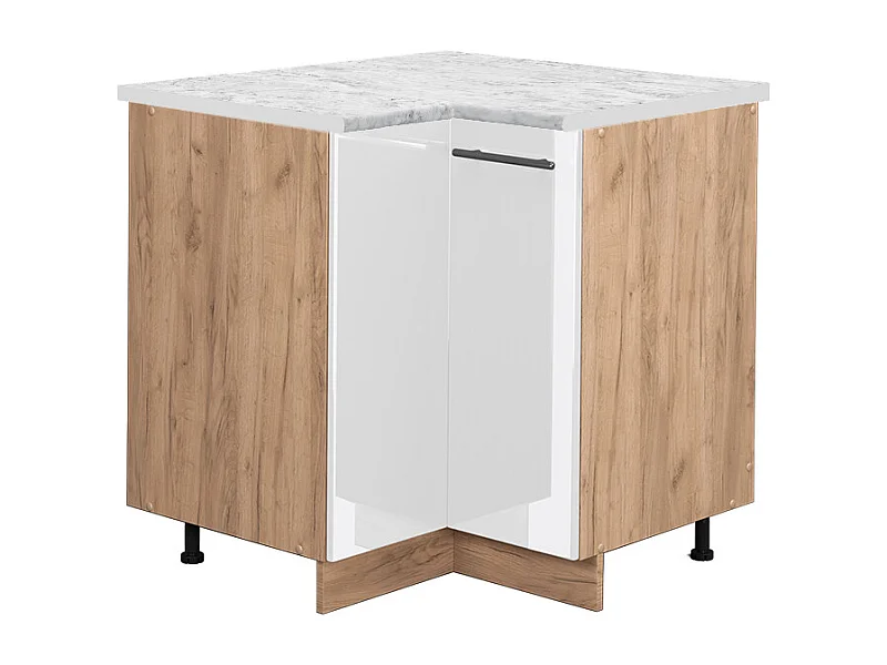 Meuble dangle blanc haute brillance 80.5x60x82 fame-line