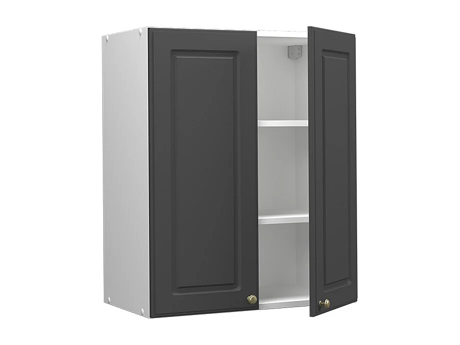 Elément haut de cuisine anthracite-or 60x34.1x72 fame-line