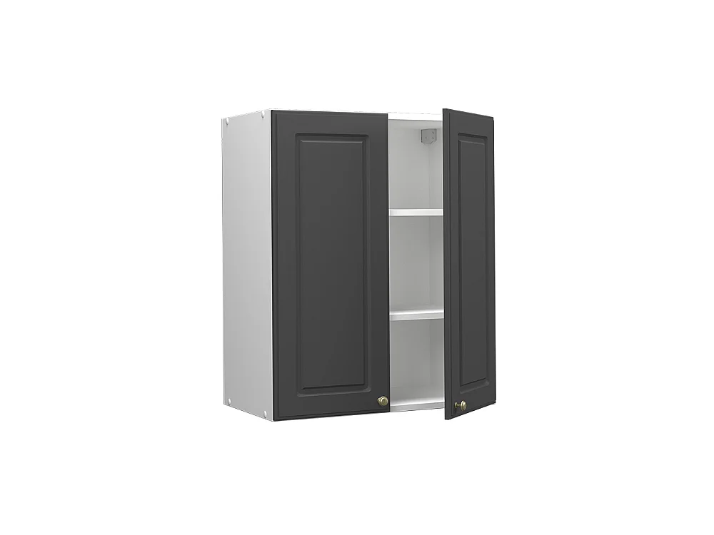 Elément haut de cuisine anthracite-or 60x34.1x72 fame-line
