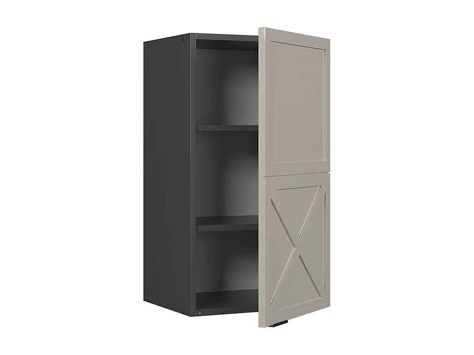 Elément haut de cuisine grisbeige 40x34.1x72 fame-line