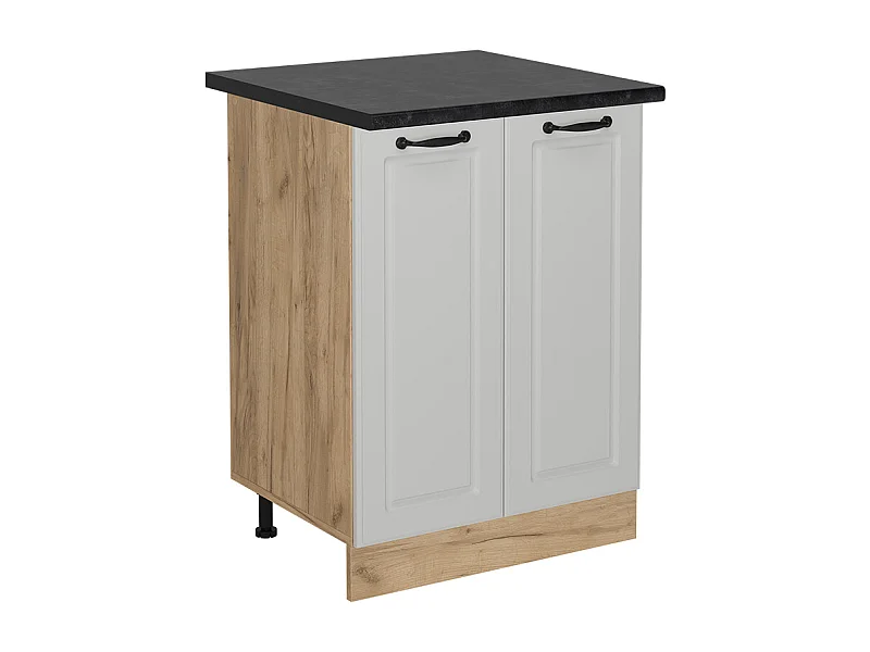 Mobiletto base cucina bianco casa di campagna 60x60x81.6 r-line