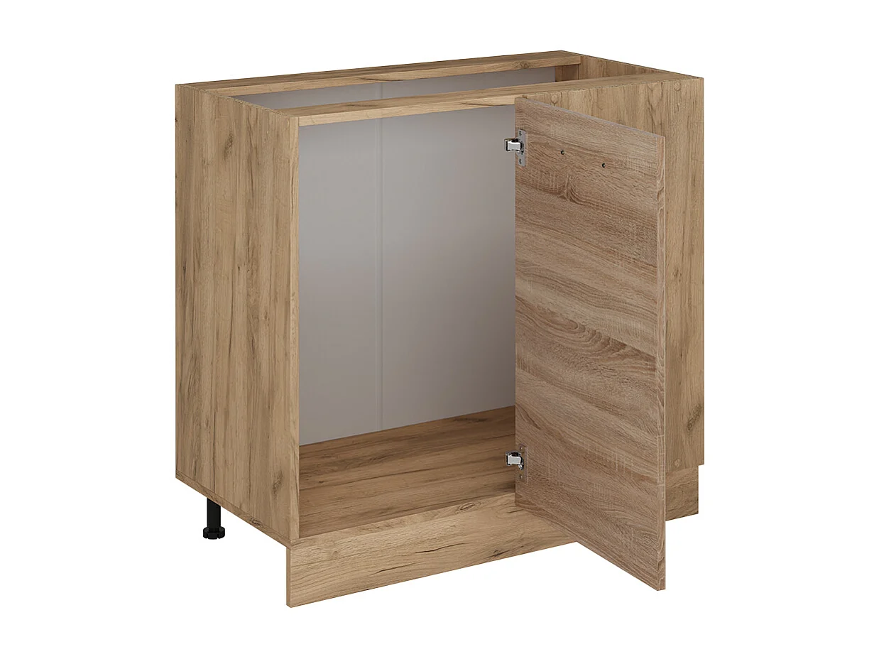 Armário baixo de canto sonoma 86x60x81.6 r-line