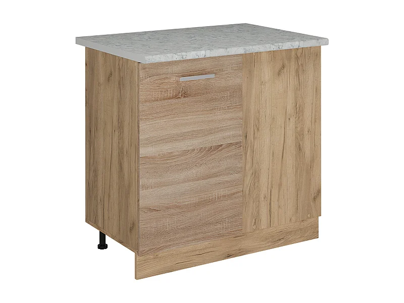 Armário baixo de canto sonoma 86x60x81.6 r-line