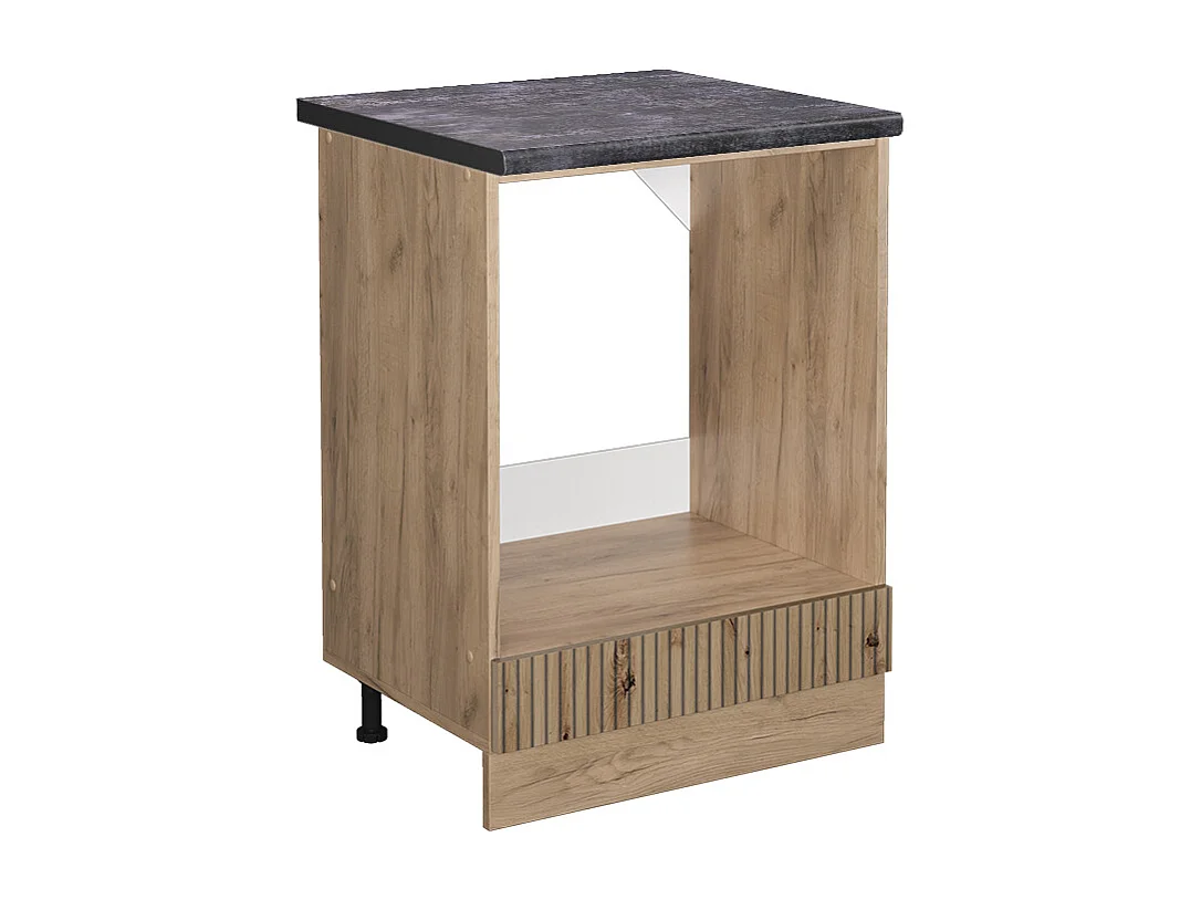 Meuble pour four chêne artisan 60x60x81.6 r-line