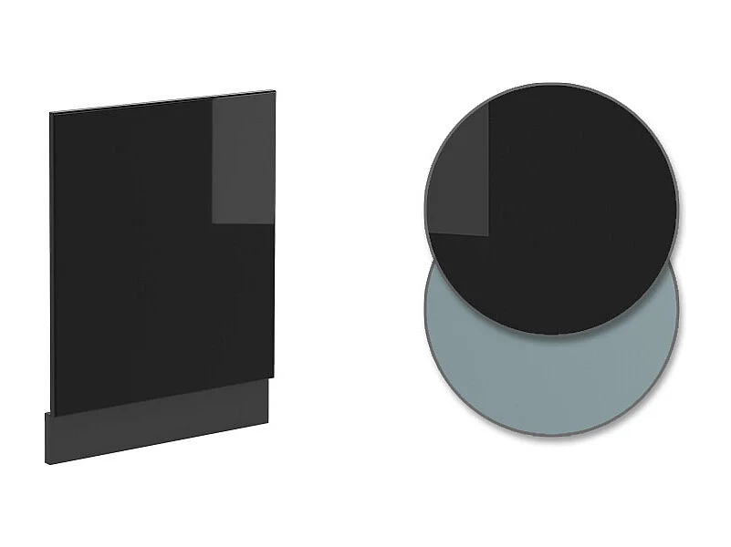 Pannello frontale nero lucido 45x1.6x57.2 r-line