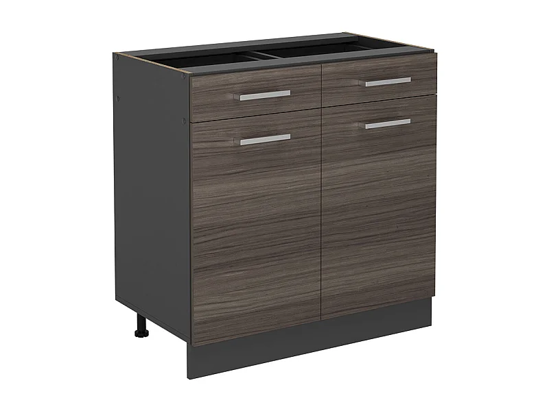 Keukenonderkast edel grijs 80x46x81.6 r-line