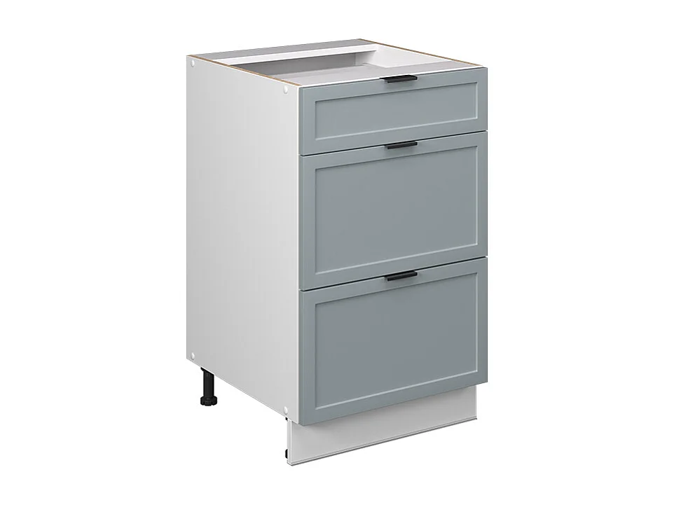 Meuble cuisine bleu clair-gris 50x51.6x82 fame-line