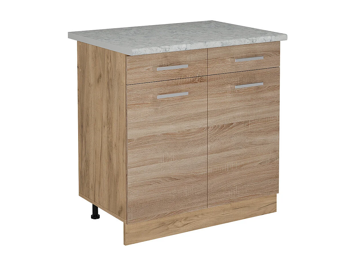 Mueble bajo de cocina sonoma 80x60x81.6 r-line