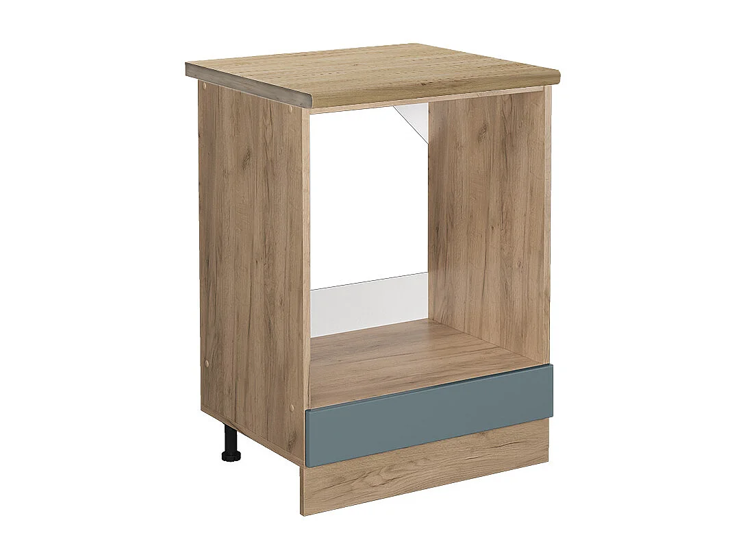 Meuble pour four bleu-gris 60x60x81.6 r-line