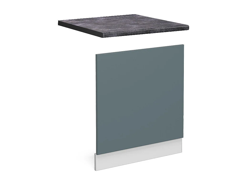 Panel frontal gris azulado 60x1.6x57.2 r-line