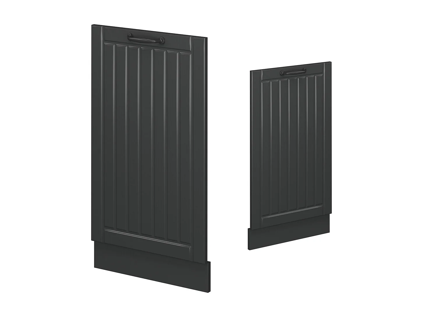 Panel frontal del lavavajillas gris oscuro 45x1.6x81.8 fame-line