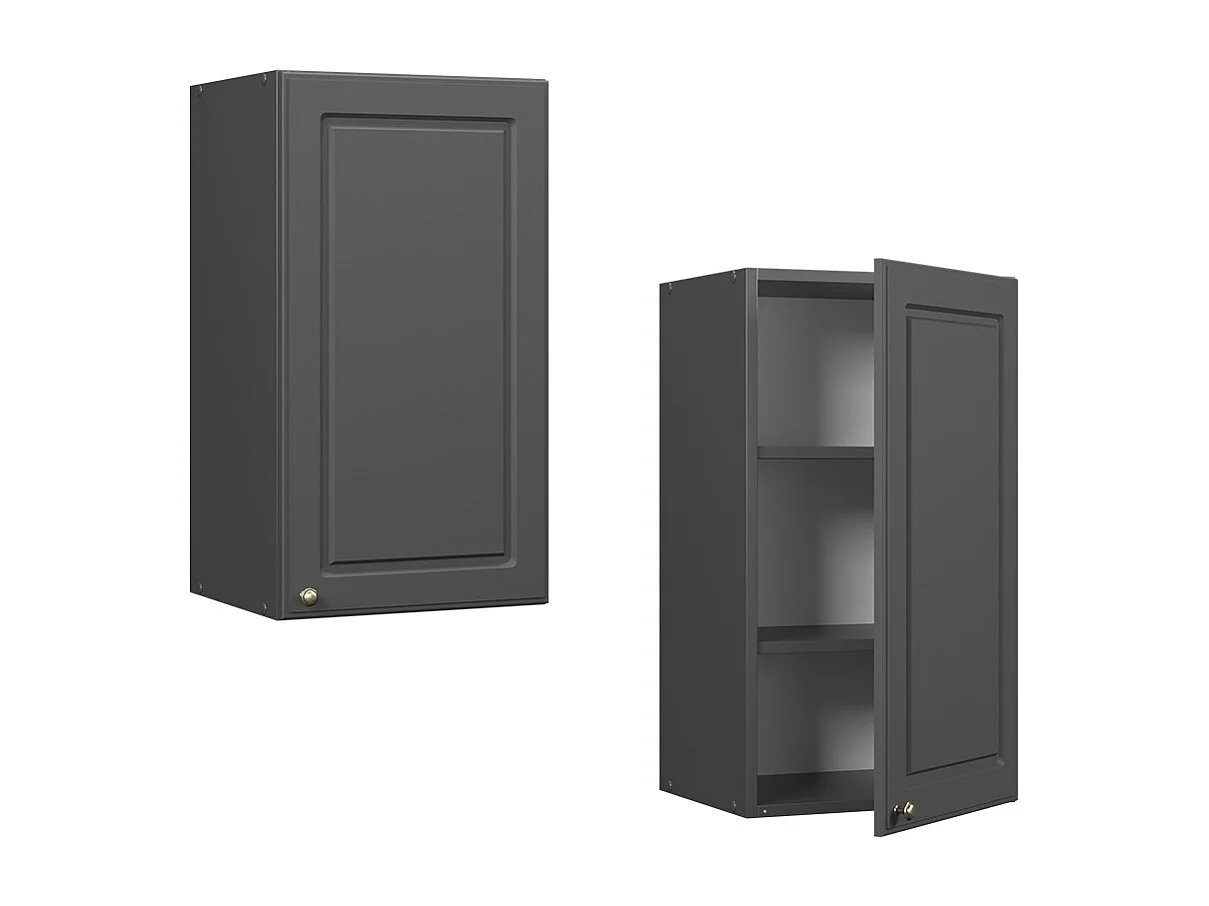 Armario colgante antracita-oro landhaus 40x34.1x72 fame-line