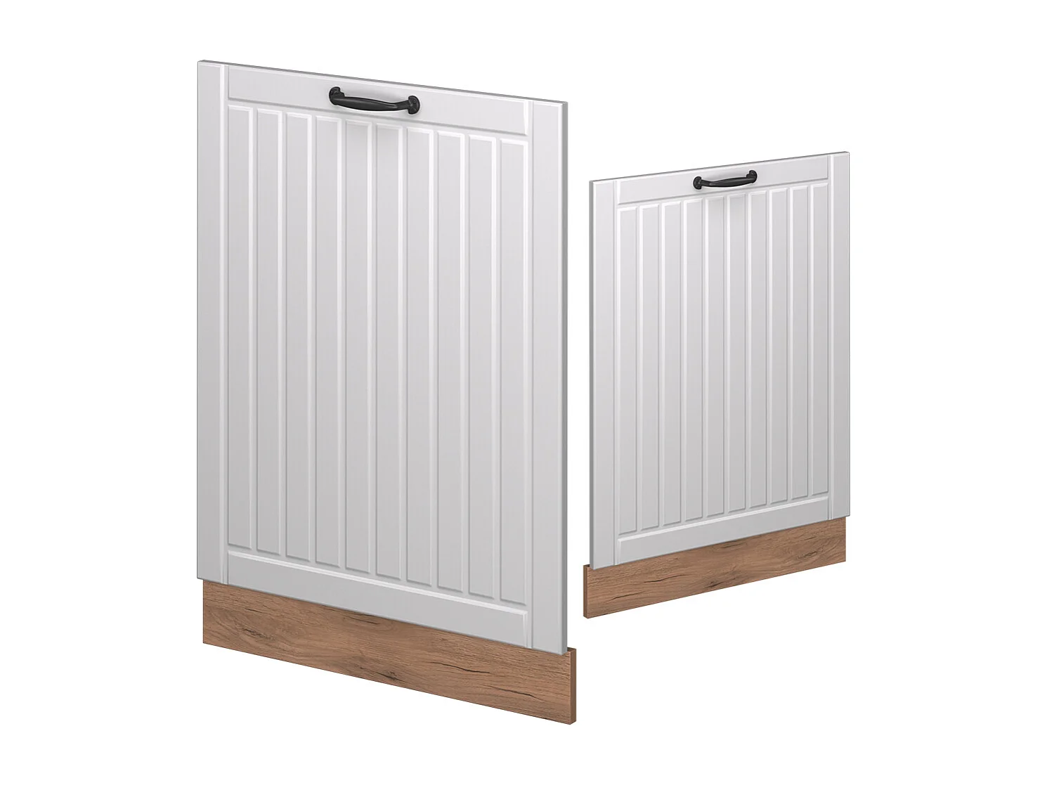 Pannello frontale della lavastoviglie bianco casa di campagna 60x1.6x81.8 fame-line