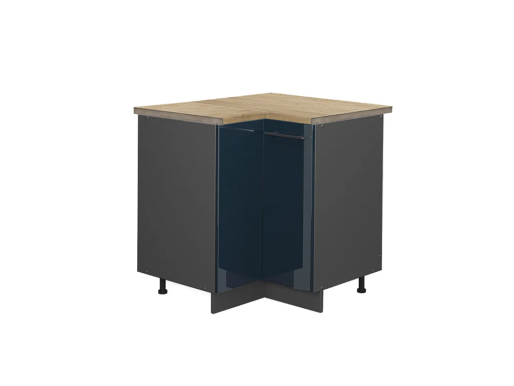 Meuble dangle bleu foncé brillant 80.5x60x82 fame-line