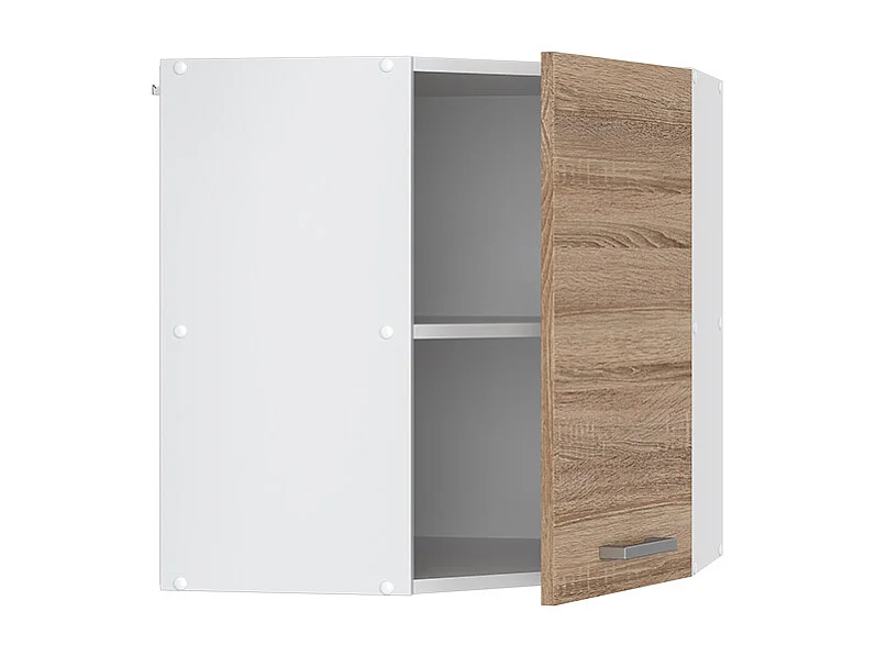 Armario colgante de esquina sonoma 57x34.1x60 r-line