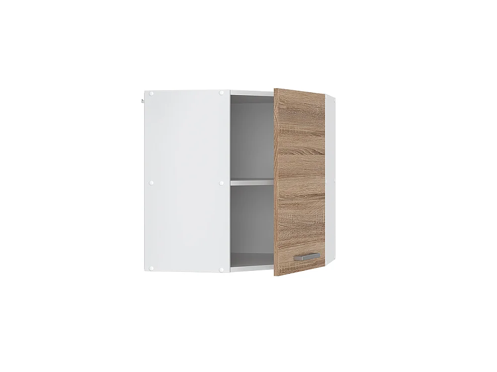 Corner wall cabinet sonoma 57x34.1x60 r-line