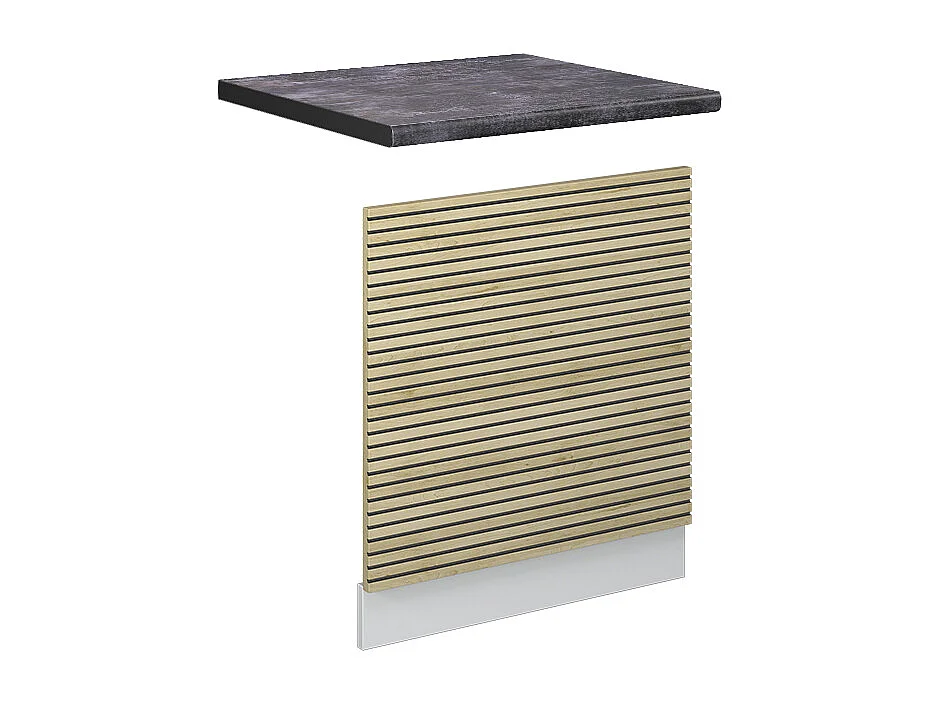 Panel frontal panel de roble 60x1.6x67.4 fame-line