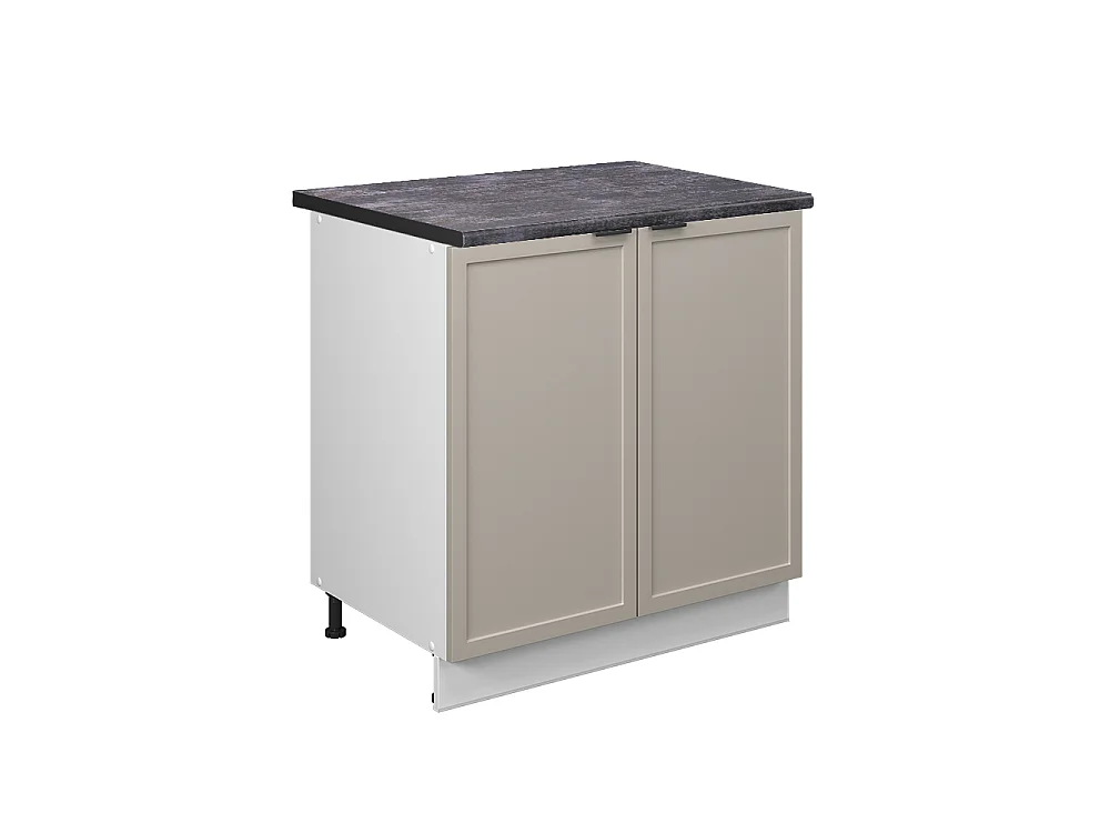 Meuble bas sous-évier grisbeige 80x60x82 fame-line