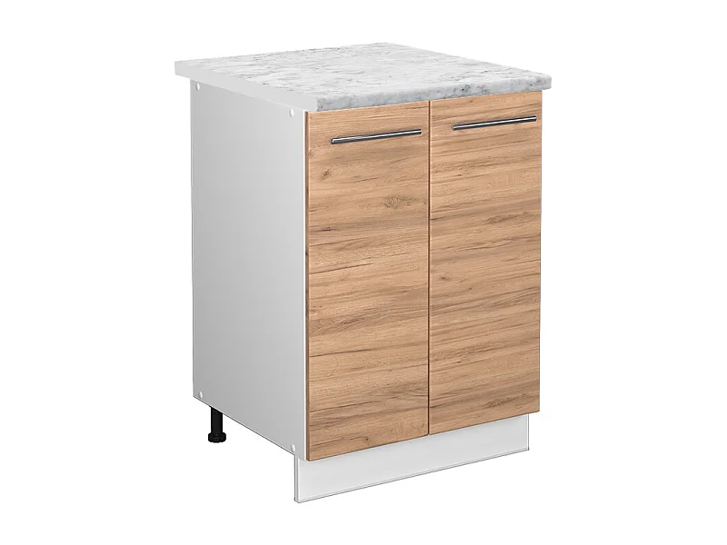 Mueble bajo de cocina roble dorado 60x60x82 fame-line